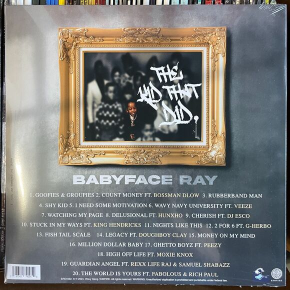 Babyface Ray – The Kid That Did – Limited Gray Double Vinyl, LP, Wavy Gang, 2024 - Picture 3 of 3